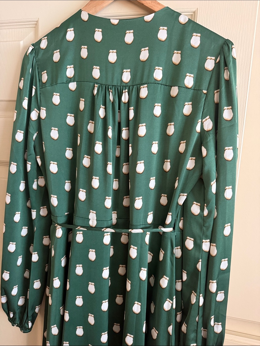 B.YELLOWTAIL ELK IVORY WRAP MAXI DRESS SIZE MEDIUM - Picture 9 of 9